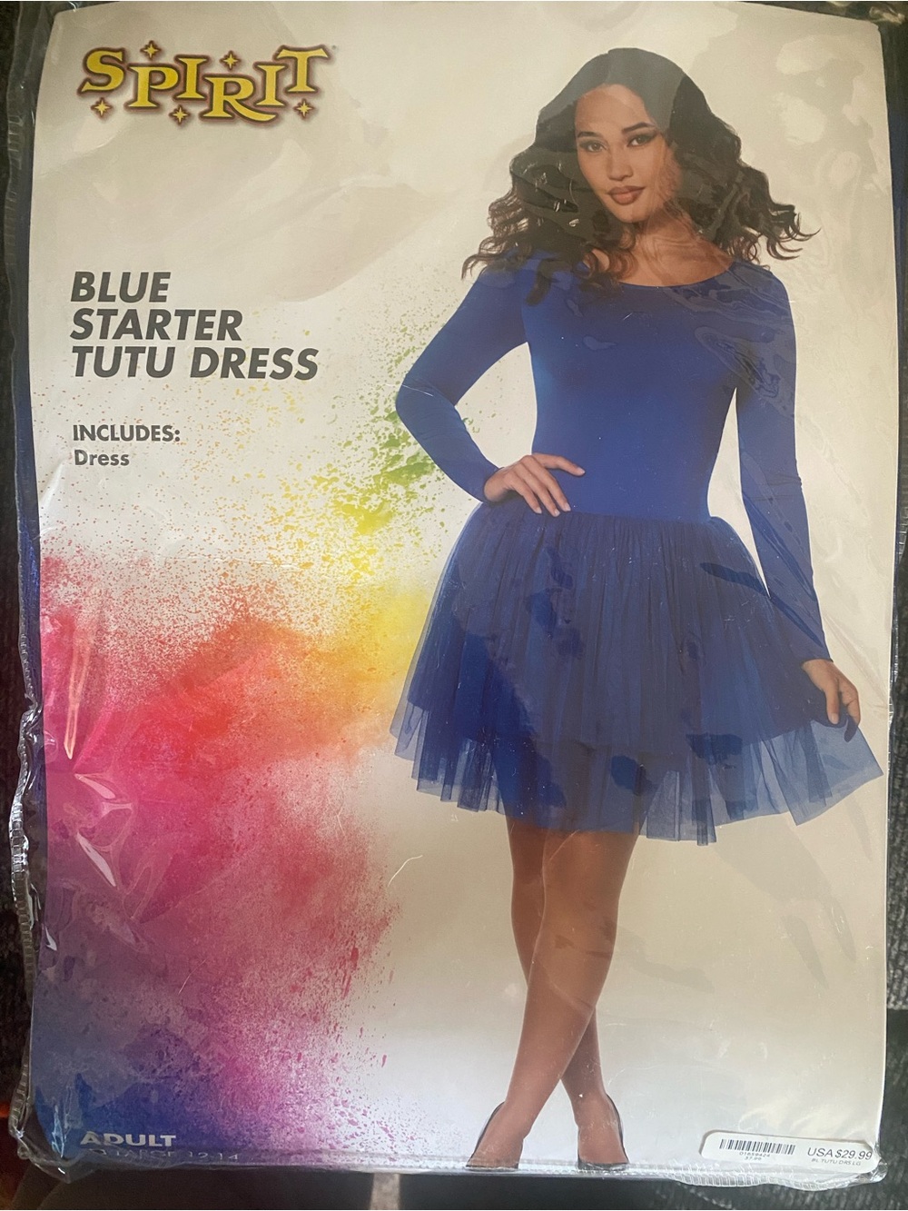 Spirit Royal Blue Tutu Mini Dress